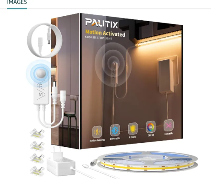 Tira LED con sensor de movimiento